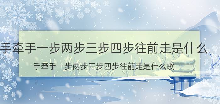 手牵手一步两步三步四步往前走是什么 手牵手一步两步三步四步往前走是什么歌